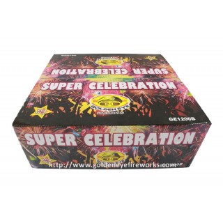 Kembang Api Super Celebration Cake 1.20 200 Shots Mix - GE1200B